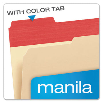 Pendaflex® Color Tab File Folders, 1-3-cut Tabs, Letter Size, Manila, 50-box freeshipping - TVN Wholesale